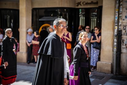 Los sorianos se visten con sus mejores galas para arropar las calderas de las distintas cuadrillas.