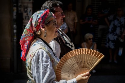 Los sorianos se visten con sus mejores galas para arropar las calderas de las distintas cuadrillas.