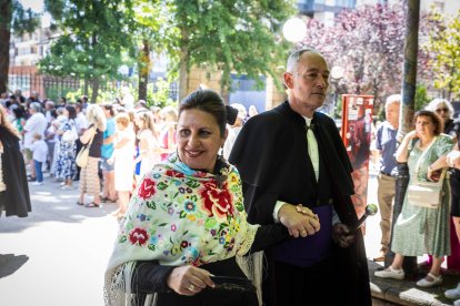 Los sorianos se visten con sus mejores galas para arropar las calderas de las distintas cuadrillas.