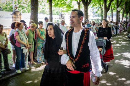El acto se celebra antes de la tradicional bajada a las Bailas que finaliza los Sanjuanes