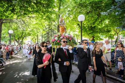 El acto se celebra antes de la tradicional bajada a las Bailas que finaliza los Sanjuanes
