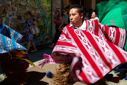 Las Jornadas Interculturales acercaron tradiciones, gastronomía y cultura de emigrantes de otros puntos del mundo al centro de Soria.