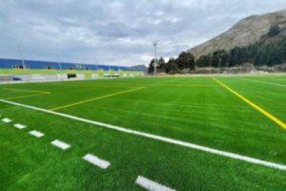 Campo de Vallegón en el que juega la UD Sámano.