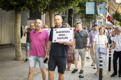 Continuas consignas contra la sucesiva desaparición de los recorridos del tren soriano