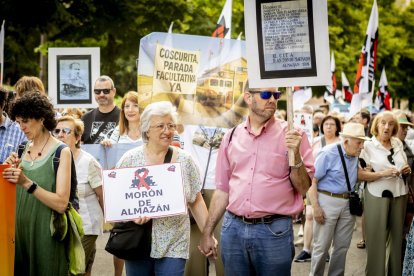 Continuas consignas contra la sucesiva desaparición de los recorridos del tren soriano