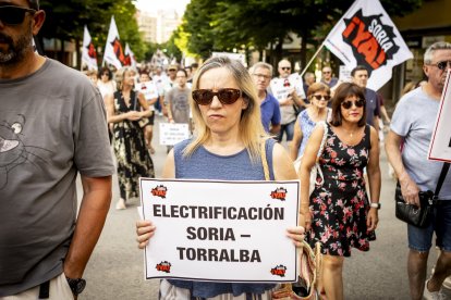 Continuas consignas contra la sucesiva desaparición de los recorridos del tren soriano