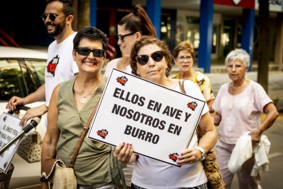 Continuas consignas contra la sucesiva desaparición de los recorridos del tren soriano