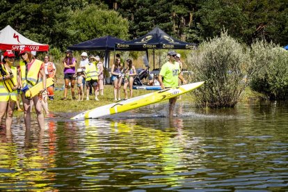 Una mañana perfecta para nadar en el pantano