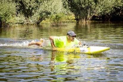 Una mañana perfecta para nadar en el pantano