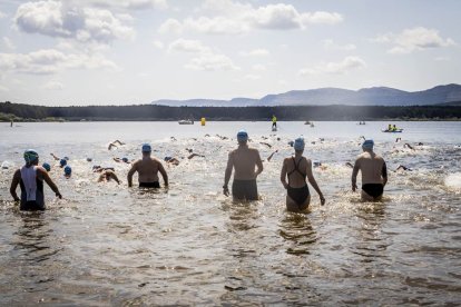 Una mañana perfecta para nadar en el pantano