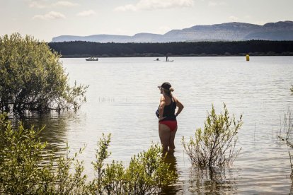 Una mañana perfecta para nadar en el pantano