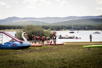 Una mañana perfecta para nadar en el pantano