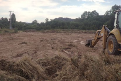 Imagen de la parcela donde se ubicará el nuevo campo de fútbol.