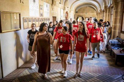 Los jóvenes visitaron el museo y el archivo del Instituto Antonio Machado