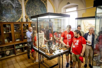 Los jóvenes visitaron el museo y el archivo del Instituto Antonio Machado