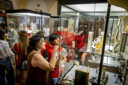 Los jóvenes visitaron el museo y el archivo del Instituto Antonio Machado