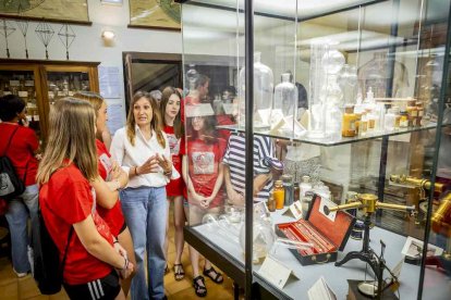 Los jóvenes visitaron el museo y el archivo del Instituto Antonio Machado