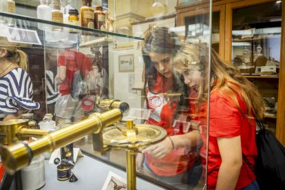 Los jóvenes visitaron el museo y el archivo del Instituto Antonio Machado