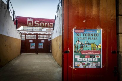 Partidos del mejor voleibol en la Plaza de toros de Soria