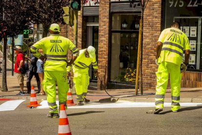 Los nuevos viales ya toman forma