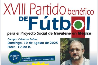 Cartel anunciador del triangular de veteranos.