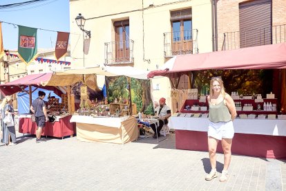 Berlanga de Duero pone el mejor marco posible al Mercado Medieval, una iniciativa que recuerda el pasado de la localidad.