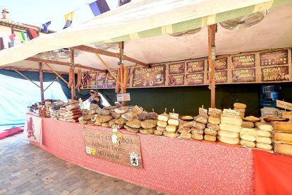 Berlanga de Duero pone el mejor marco posible al Mercado Medieval, una iniciativa que recuerda el pasado de la localidad.