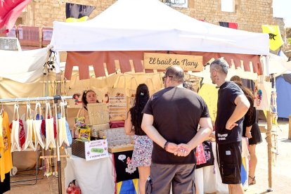 Berlanga de Duero pone el mejor marco posible al Mercado Medieval, una iniciativa que recuerda el pasado de la localidad.
