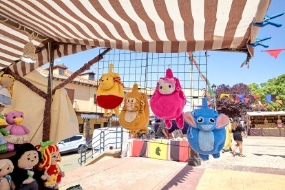 Berlanga de Duero pone el mejor marco posible al Mercado Medieval, una iniciativa que recuerda el pasado de la localidad.