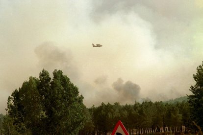 El Incendio de Izana quemó parte de Matamala de Almazán y Tardelcuende