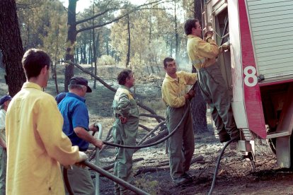 El Incendio de Izana quemó parte de Matamala de Almazán y Tardelcuende