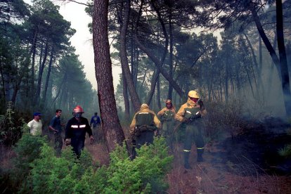 El Incendio de Izana quemó parte de Matamala de Almazán y Tardelcuende