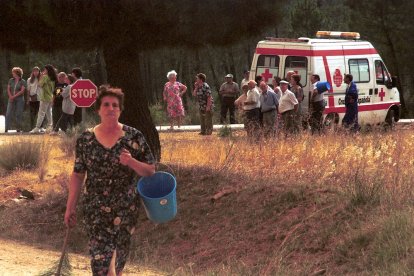 El Incendio de Izana quemó parte de Matamala de Almazán y Tardelcuende