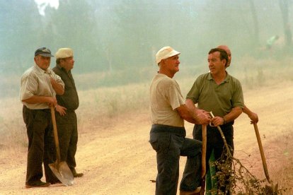 El Incendio de Izana quemó parte de Matamala de Almazán y Tardelcuende