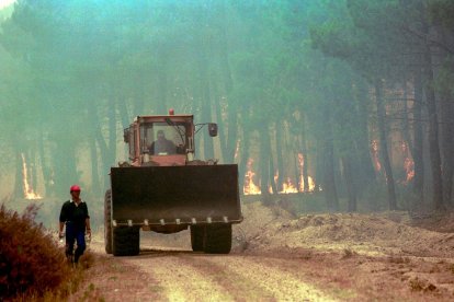 El Incendio de Izana quemó parte de Matamala de Almazán y Tardelcuende