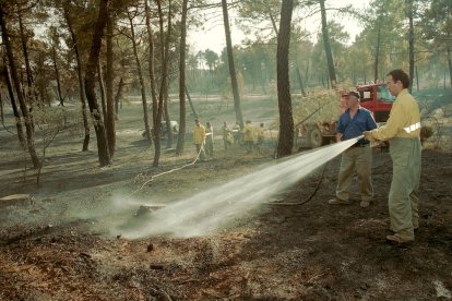 El Incendio de Izana quemó parte de Matamala de Almazán y Tardelcuende