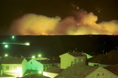 El Incendio de Izana quemó parte de Matamala de Almazán y Tardelcuende