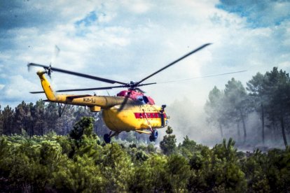 El Incendio de Izana quemó parte de Matamala de Almazán y Tardelcuende