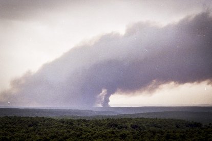 El Incendio de Izana quemó parte de Matamala de Almazán y Tardelcuende