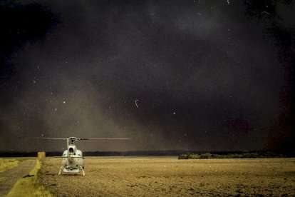 El Incendio de Izana quemó parte de Matamala de Almazán y Tardelcuende