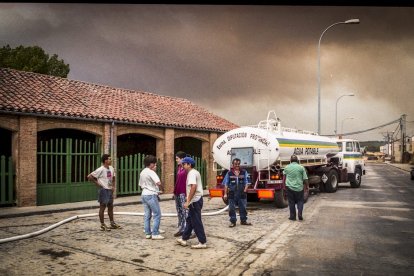 El Incendio de Izana quemó parte de Matamala de Almazán y Tardelcuende