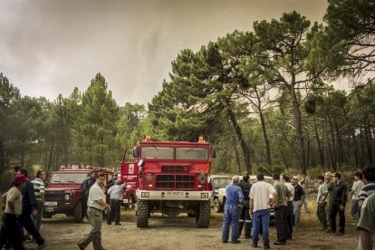 El Incendio de Izana quemó parte de Matamala de Almazán y Tardelcuende