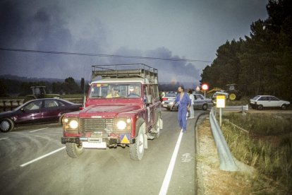 El Incendio de Izana quemó parte de Matamala de Almazán y Tardelcuende
