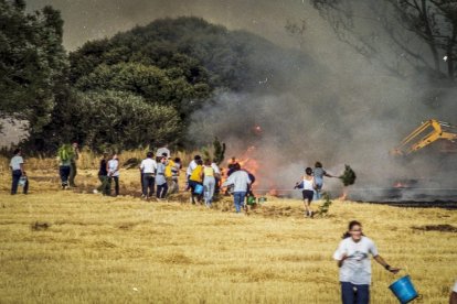 El Incendio de Izana quemó parte de Matamala de Almazán y Tardelcuende