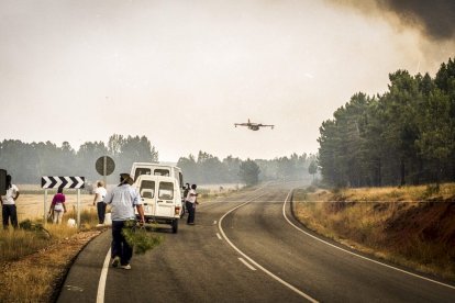El Incendio de Izana quemó parte de Matamala de Almazán y Tardelcuende