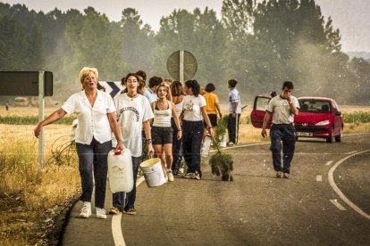 El Incendio de Izana quemó parte de Matamala de Almazán y Tardelcuende
