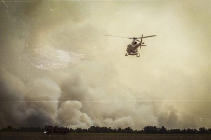 El Incendio de Izana quemó parte de Matamala de Almazán y Tardelcuende
