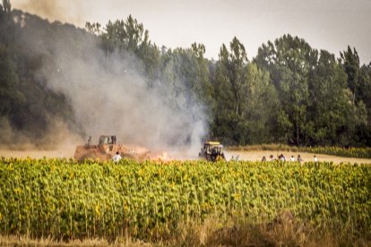 El Incendio de Izana quemó parte de Matamala de Almazán y Tardelcuende