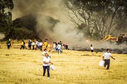 El Incendio de Izana quemó parte de Matamala de Almazán y Tardelcuende
