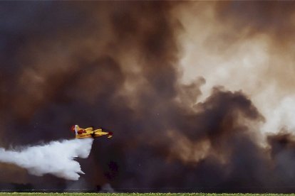 El Incendio de Izana quemó parte de Matamala de Almazán y Tardelcuende